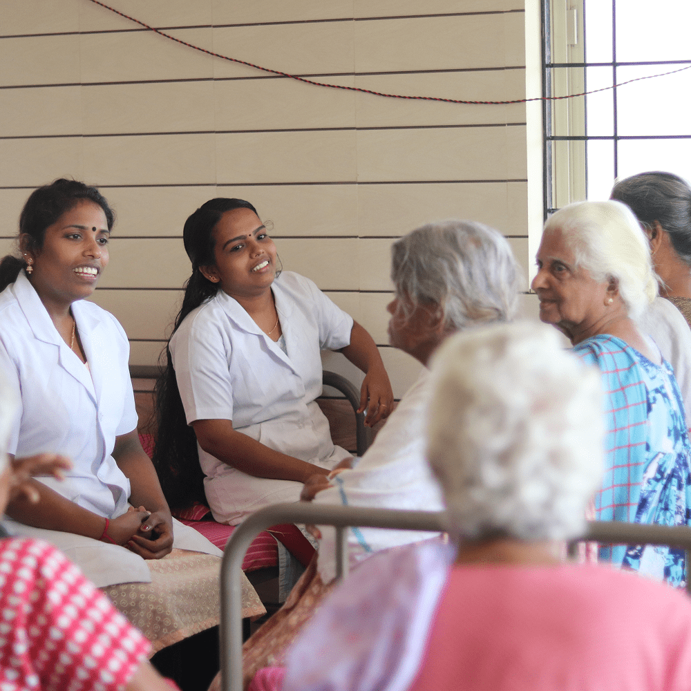 Nurse and Elderly Man